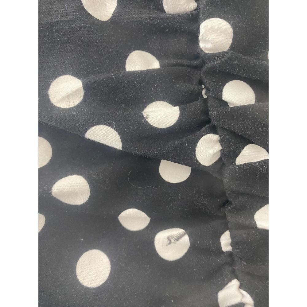 Motherhood Maternity Black and White Polka Dot Dress Pregnancy - Size Large - Picture 9 of 10